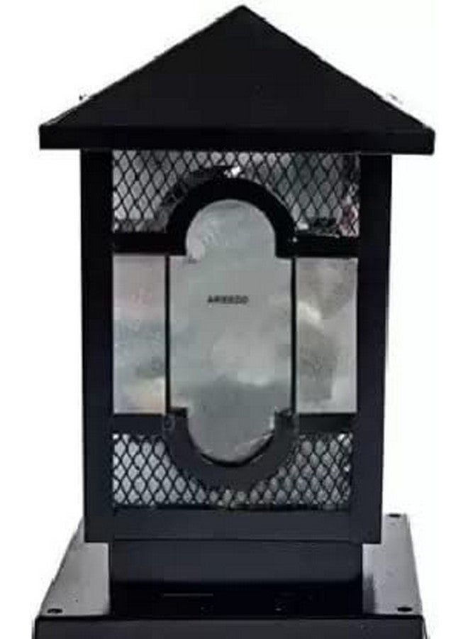 WHITERAY Black Metal Gate Light Taj Antique/Waterproof Outdoor Light for Home and Garden (Pack of 2) - Image 4