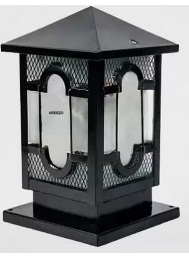 WHITERAY Black Metal Gate Light Taj Antique/Waterproof Outdoor Light for Home and Garden (Pack of 2) - Image 5