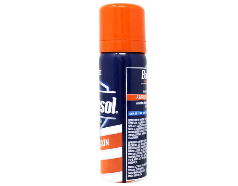 Barbasol Shave Cream Sensitive Skin Travel size 2 oz (Pack of 36) - Image 5