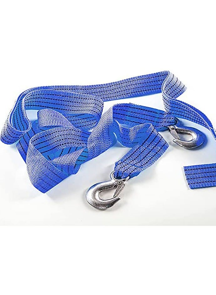 Generic Set of Universal heavy Stretch Tow rope with hooks for cars and trucks and cotton gloves - Image 2
