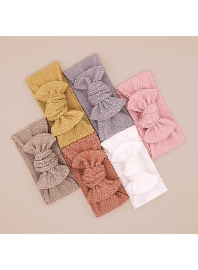 UeeSum UeeSum Baby Girls Headbands with Bows Infant Toddler Headwrap Hair Accessories - Image 4