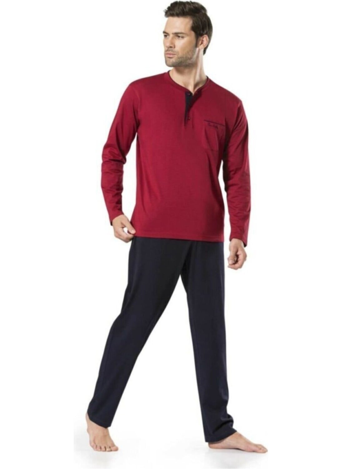 pierre cardin Men's Groom's Dowry Pajamas Socks Undershirt Boxer Set  - Image 4