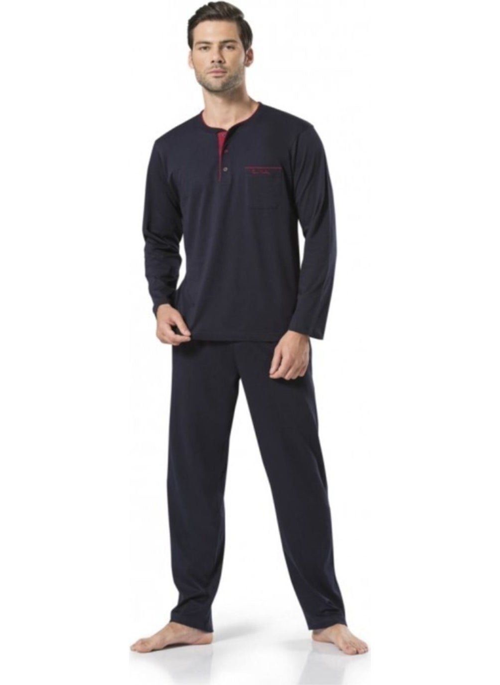 pierre cardin Men's Groom's Dowry Pajamas Socks Undershirt Boxer Set  - Image 3