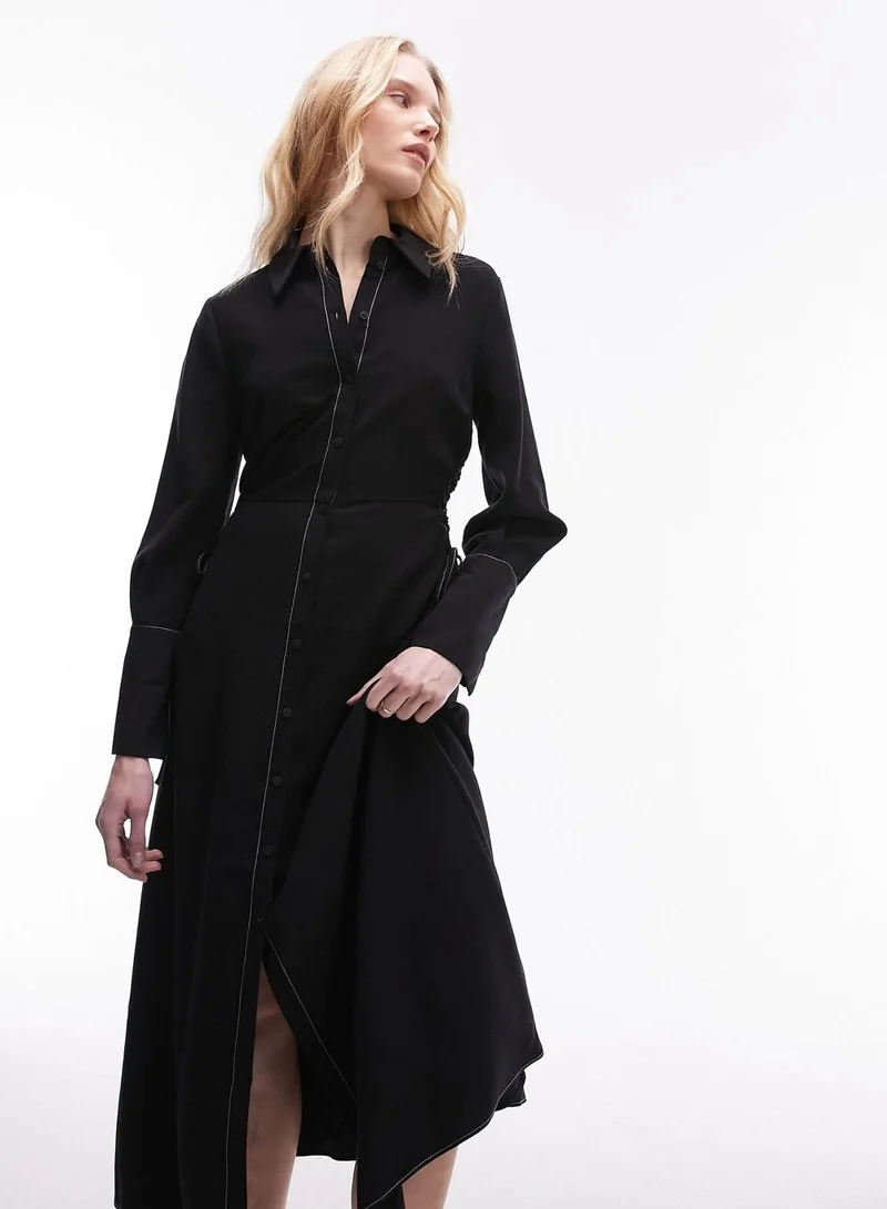 TOPSHOP Contrast Stitch Dress