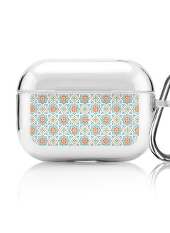 Stylizedd Classic Clear printed Case for Apple AirPods Pro 2nd Generation Thin Transparent Cover [Designed for Apple AirPods Pro 2nd Generation] - Moroccan Mosaic  - Image 1