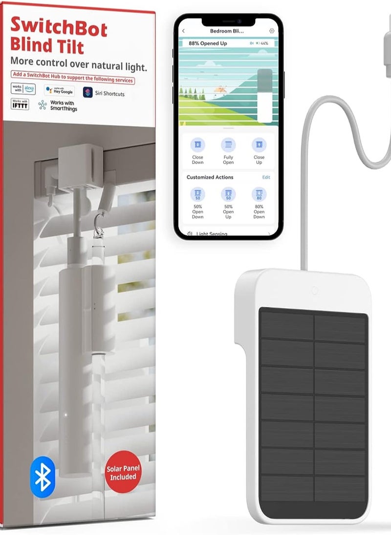 SwitchBot محرك ستائر SwitchBot الذكي مع تحكم عن بُعد بلوتوث وطاقه شمسية - Image 1