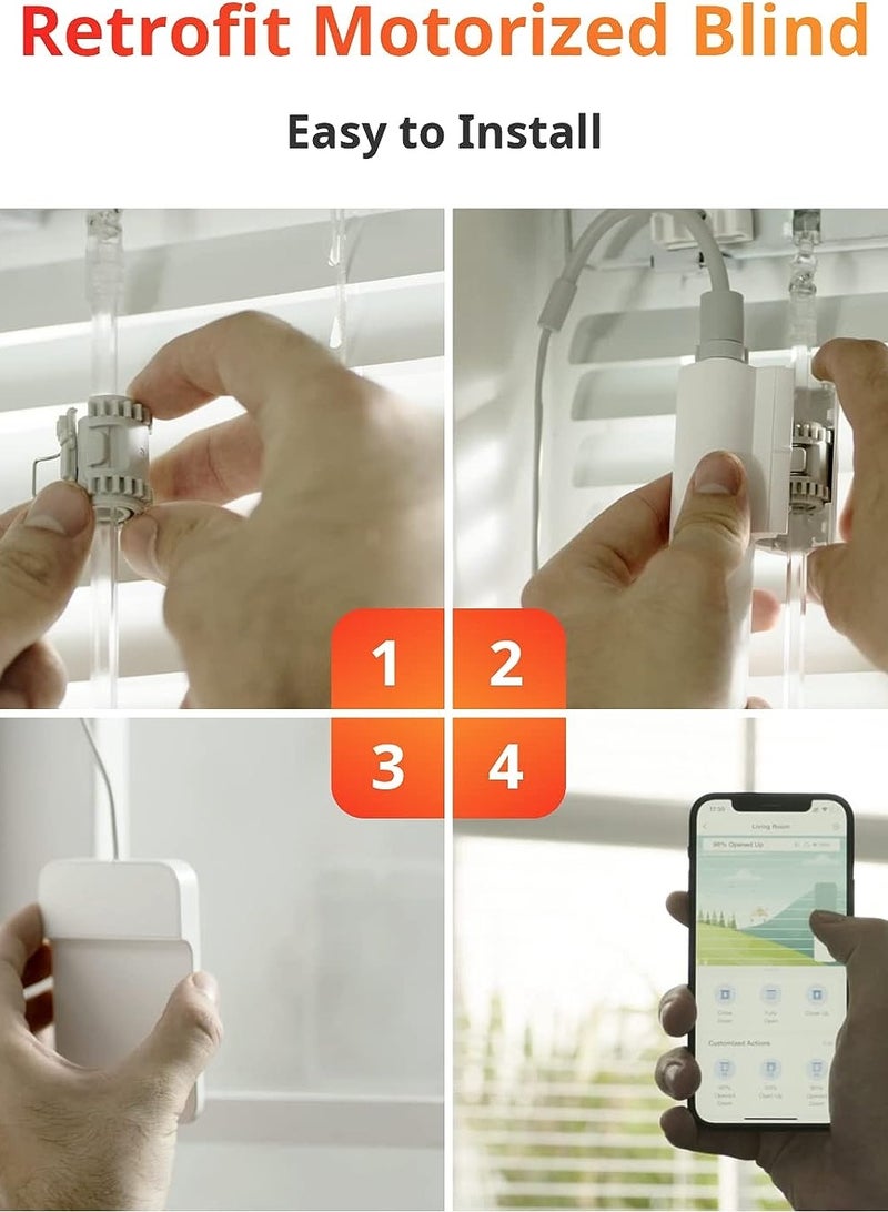 SwitchBot محرك ستائر SwitchBot الذكي مع تحكم عن بُعد بلوتوث وطاقه شمسية - Image 2