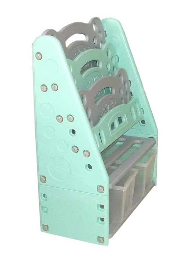 XIANGYU Plastic Kids Furniture Book Shelf Baby Corner Cupboard Rack Drawer Toys Storage Cabinets  - Image 4