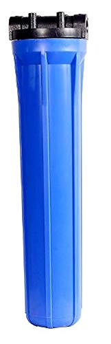 IONIX 20 Inch Slim Housing,Pre Filter Inches Forr Commercial And Domestic Water Purifier, For Usage Upto 300 Liters Per Day (1 Inlet Outlet, Sedimentation Filter, Blue) - Image 2