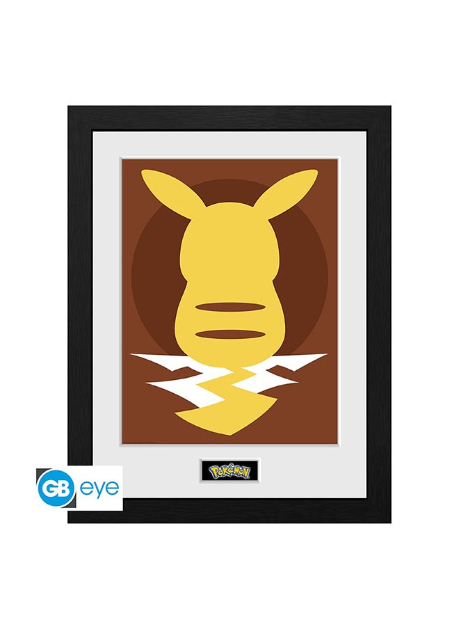 ABYstyle ABYstyle POKEMON - Framed print "Pikachu Silhouette 25" (30x40) 