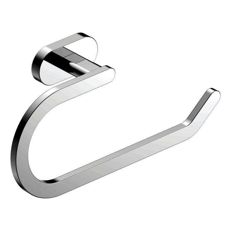 SL S.L SL Vintage Brass Napkin Hanger Towel Ring with Chrome Finish and Wall Mounted for Kitchen, Wash Area and Bathroom - Image 1