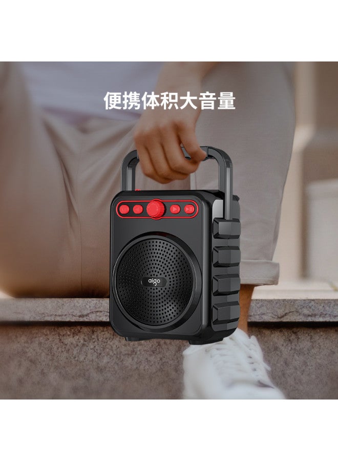 aigo مكبر صوت بلوتوث محمول لاسلكي خارجي مكعب رقص صوتي للاستخدام المنزلي مع معزز باس ومكبر صوت - Image 5