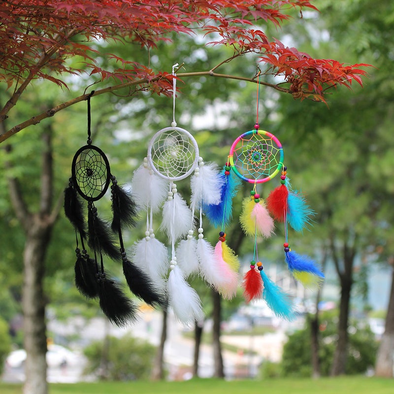 Ms8102 Creative Pure White Dream Catcher Home Decoration Pendant Dream Catcher Car Pendant - Image 4