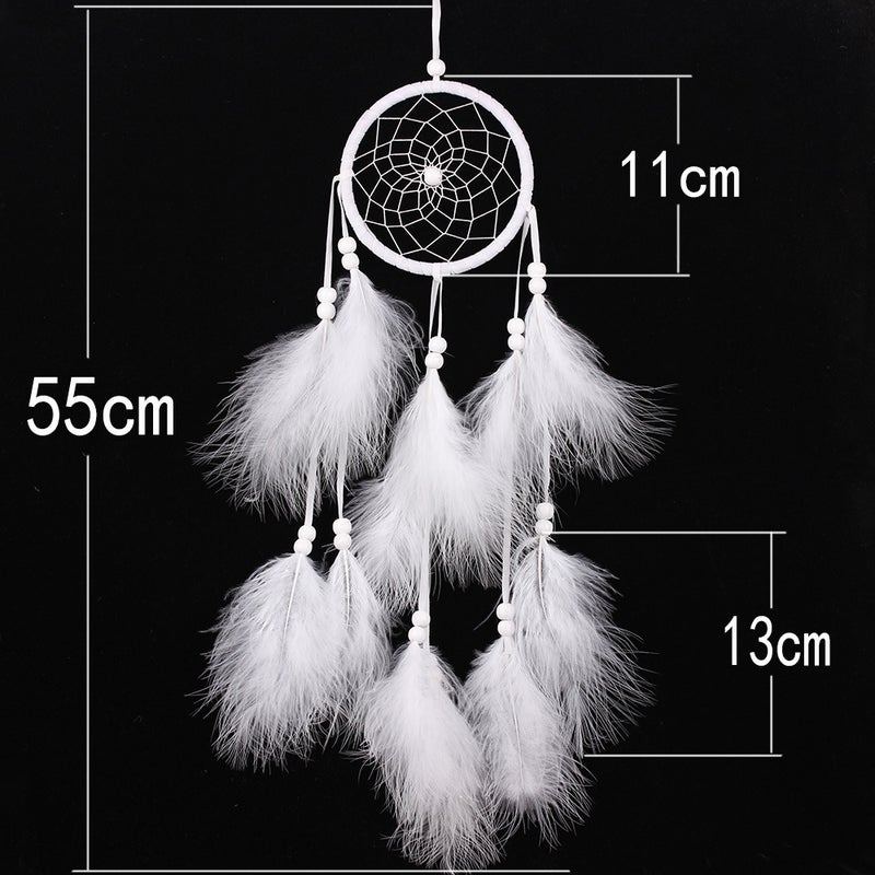 Ms8102 Creative Pure White Dream Catcher Home Decoration Pendant Dream Catcher Car Pendant - Image 5