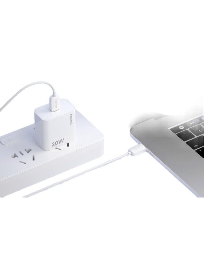 Newmine 20W Fast Charger Kit For Iphone 14, Pd Fast Charger For Iphone 14 With Apple Charging Cable, Compatible With 18W Charging Head, For Iphone 14-8 Series - Image 2