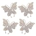 Liwidon Butterfly Rhinestone Decals 3PCS Crystal Bling Glitter Diamond Stickers with SelfAdhesive Backing for Christmas Decor Cars Window Gift Box Clothing Hats - Image 2