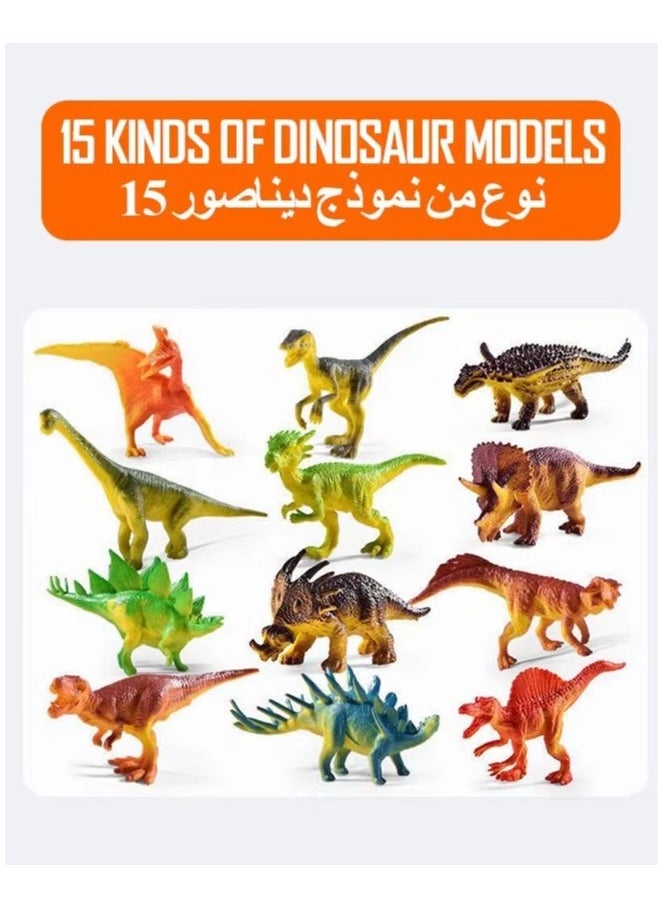 Dinosaur Truck Toys Transport Car Carrier Truck With Dinosaur Toys Car Playset Toys For Kids Boys Girls  - Image 2