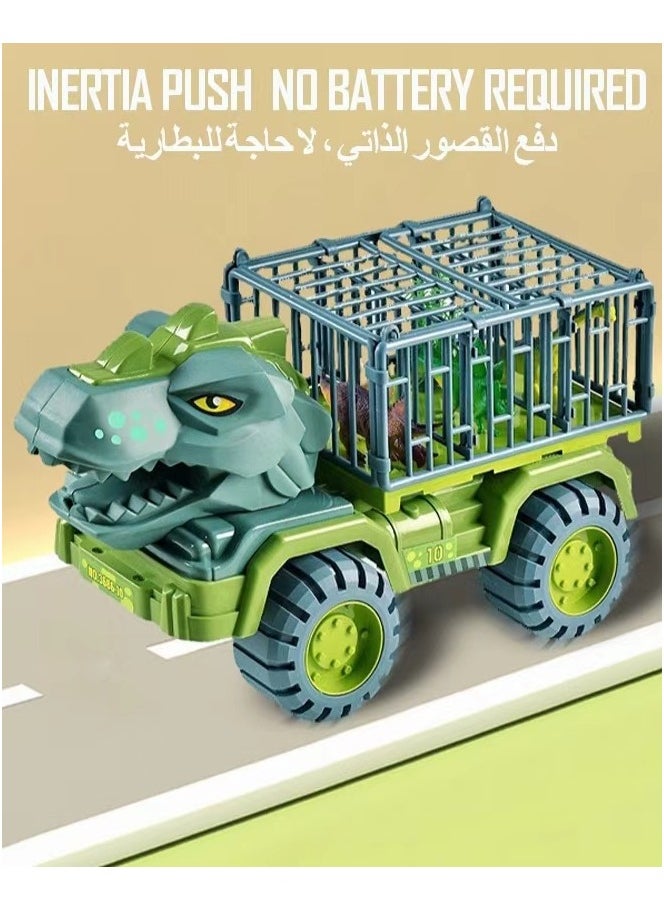 Dinosaur Truck Toys Transport Car Carrier Truck With Dinosaur Toys Car Playset Toys For Kids Boys Girls  - Image 4