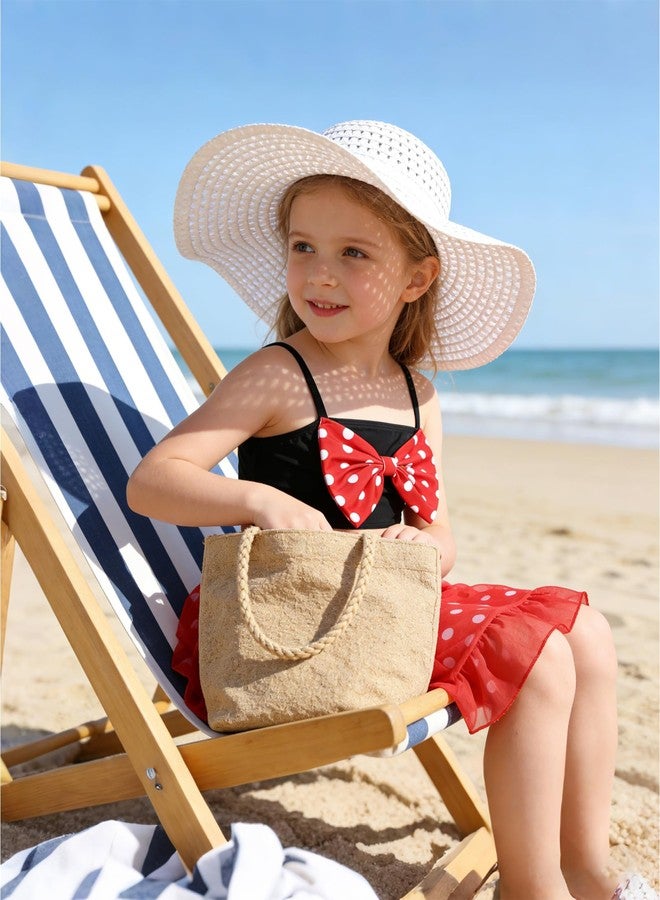 Ghteas 5t Swimsuit Girls Baby Bikini Two Piece Bow Black Swimwear with Cover Up Summer Baby Hawaiian Outfit Girl Toddler Bathing Suit Girl 4t - Image 2