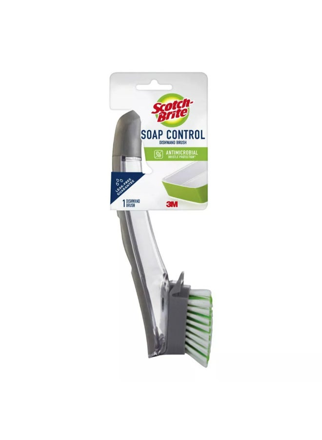 سكوتش برايت أدفانسد صاب كنترول فرشاة تنظيف الصحون متعددة الألوان 11.25 × 4 × 2 انش 8997850 - Image 1