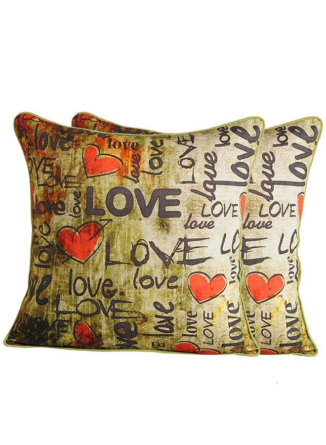 Swayam Animated Kids Digital Printed Cushion Cover Set of 2,Size 41 Cm X 41 Cm