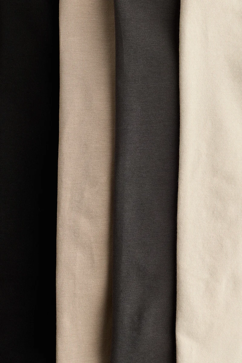 اتش اند ام لغينغز من الجيرسيه القطني - عبوة من 4