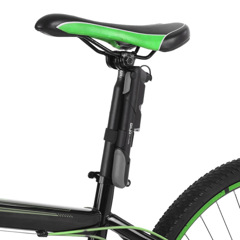 Giyo Mini Bike Pump: 120 PSI High Pressure, Sturdy Plastic And Metal Construction - Valve Compatible With Presta And Schrader, Complete Repair Kit For Road Cycling Emergency - Image 2