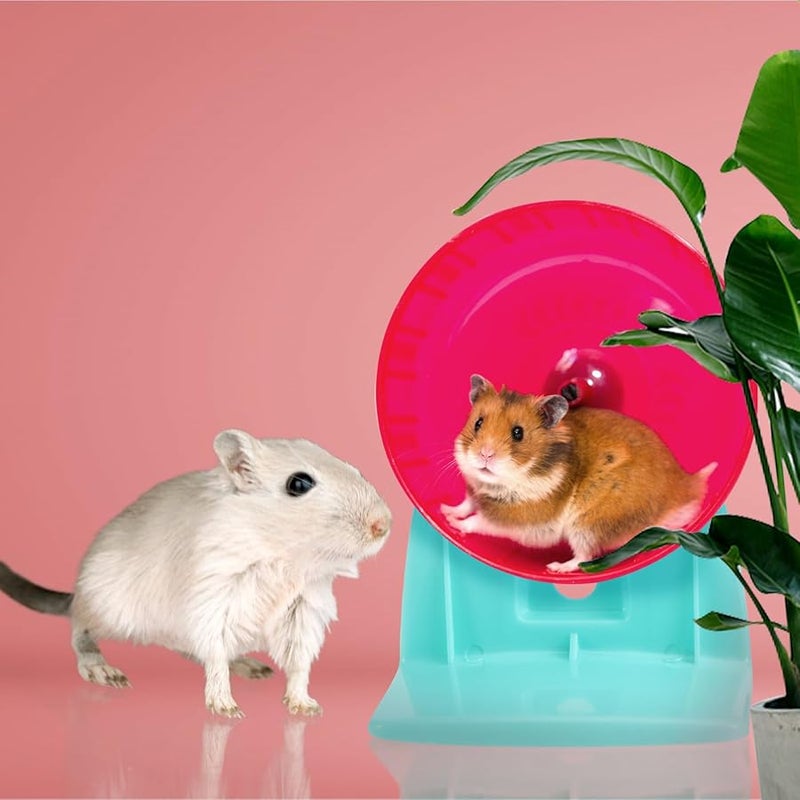 Hamster Exercise Wheel With Bracket And Kettle Support Small Pet Cage Accessories Random Color - Image 5