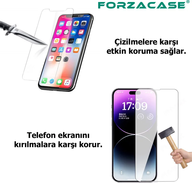 Forzacase Tempered Tempered Glass Screen Protector Compatible with iPhone 13 Pro - FC002
