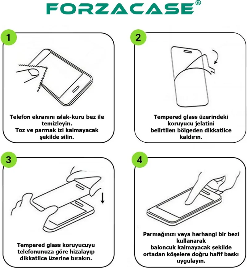 Forzacase Tempered Tempered Glass Screen Protector Compatible with iPhone 13 Pro - FC002