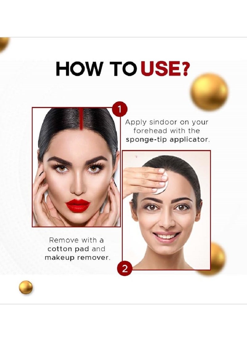 Colorbar Cosmetics Sindoor Maroon 3.8 ml - Image 4