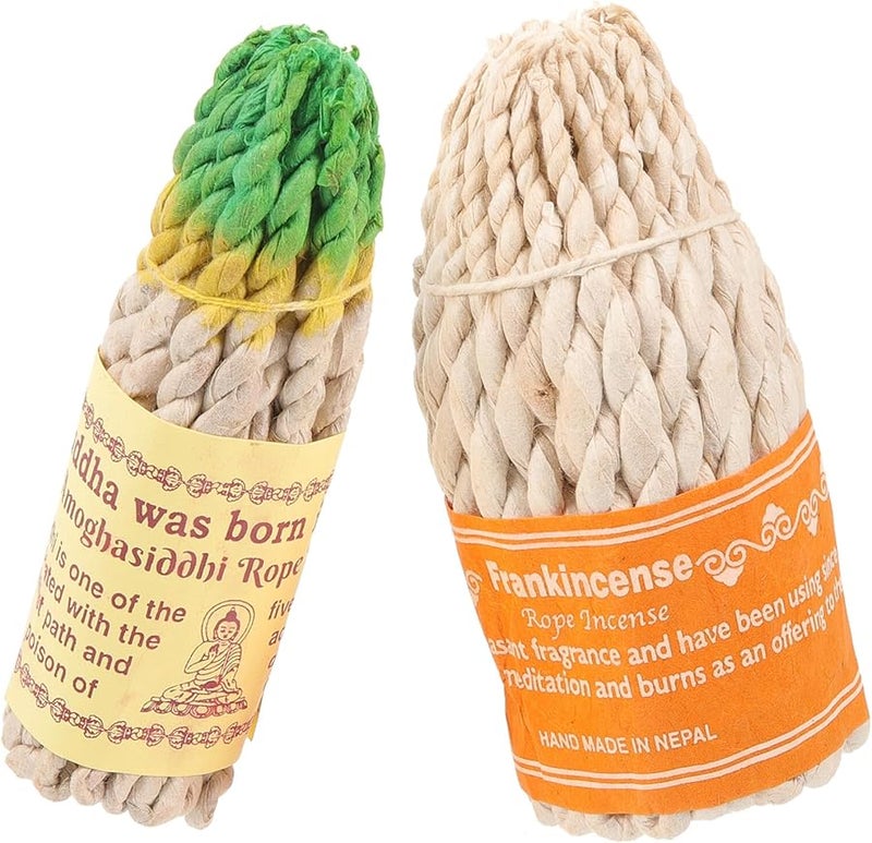Handmade Nepalese Rope Incense Natural Herbal Fragrance For Air Purification Relaxation - Image 1