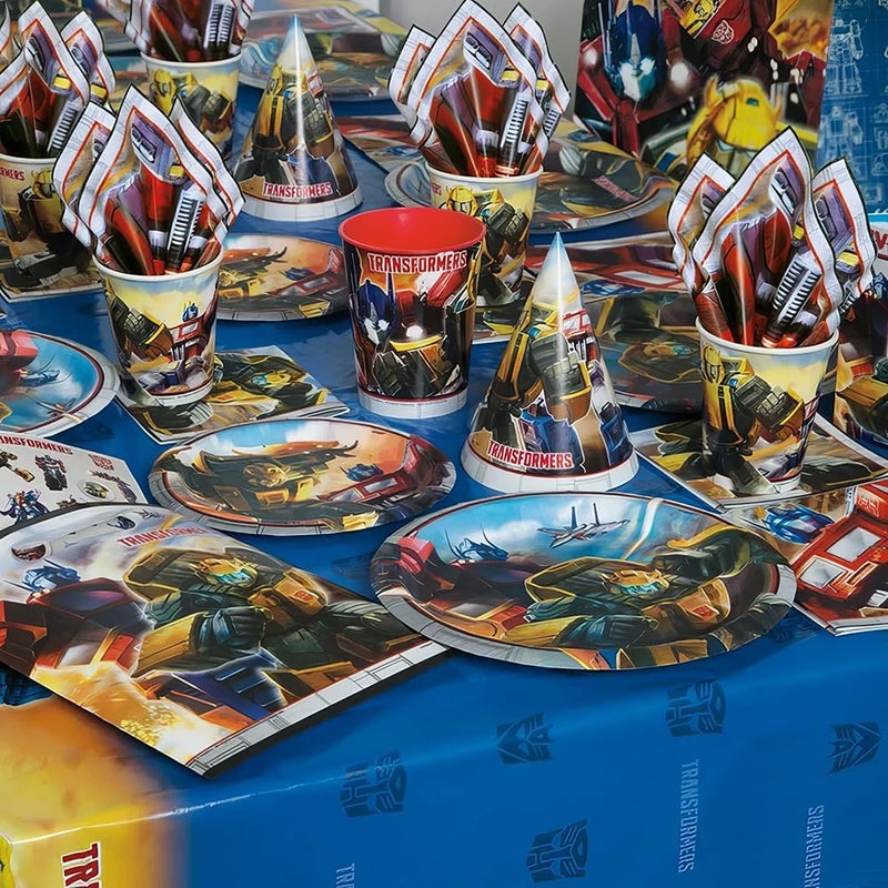 Unique Transformers Rectangular Plastic Table Cover  54 x 84 1 Pc - Image 2