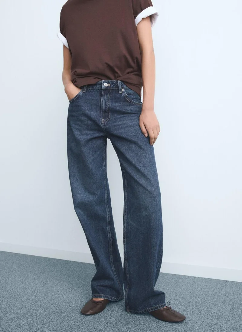 MANGO Casual Straight Fit Jeans
