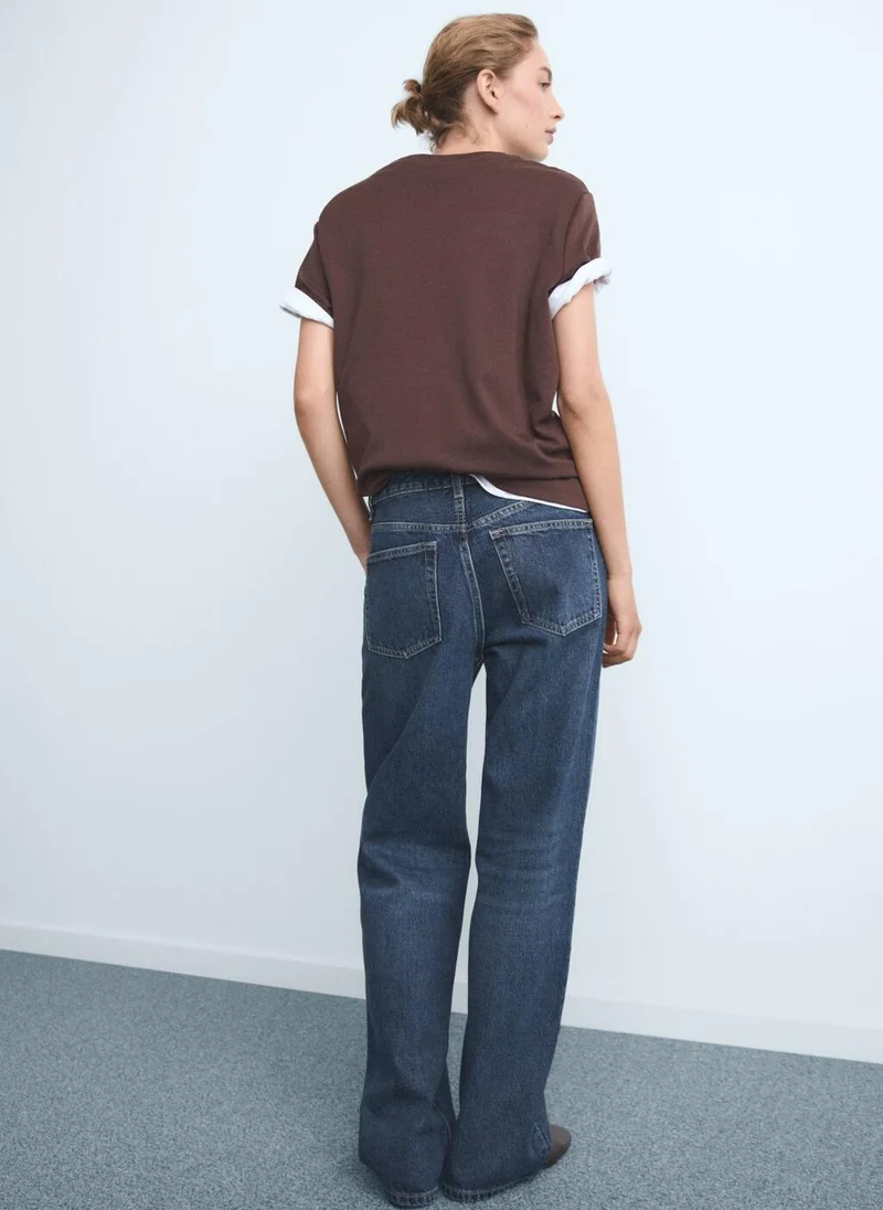 MANGO Casual Straight Fit Jeans