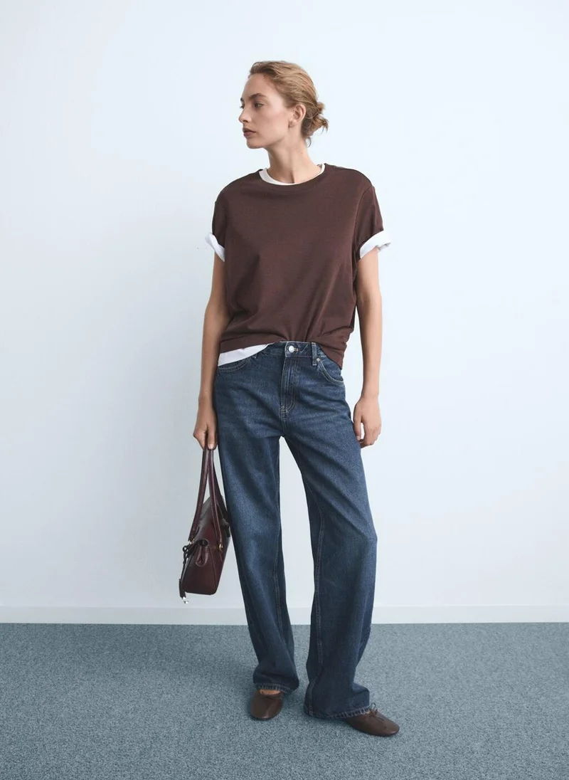 MANGO Casual Straight Fit Jeans