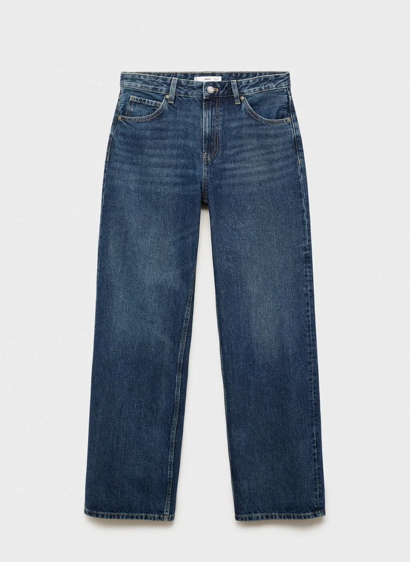 MANGO Casual Straight Fit Jeans