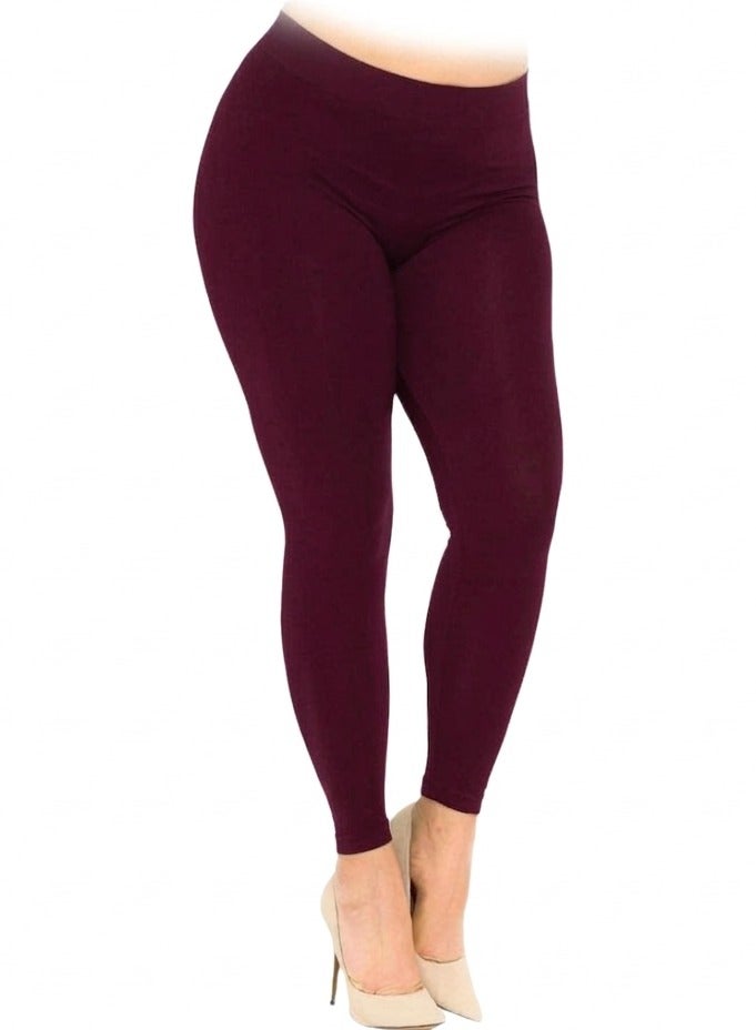 Premium Women's Single Lycra Leggings – Soft & Stretchy Pants (Fits Up to 75 KG)