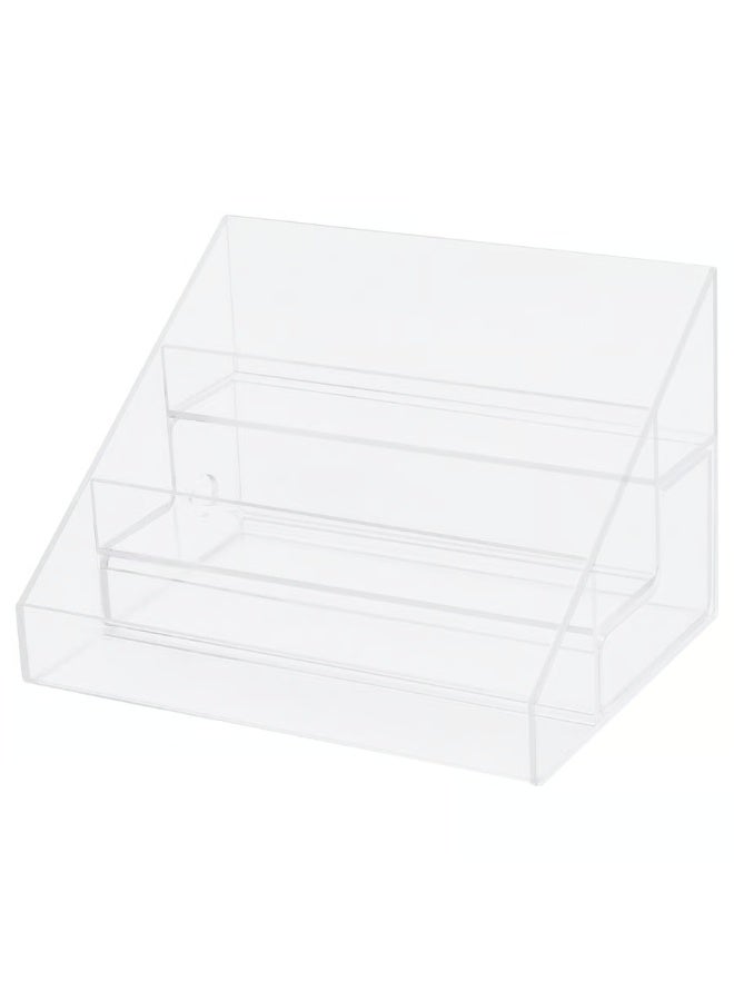 Nail Polish Stand  3 Comp 1 Drawer 16.5x12.5 cm - Image 1