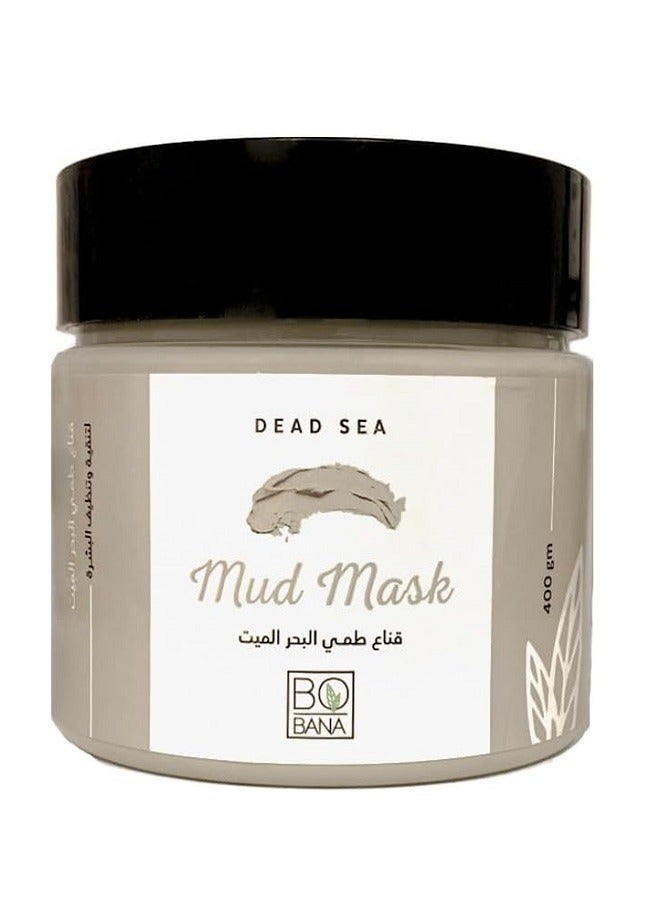 BOBANA Dead Sea Mud Mask for Face & Body 400gm 