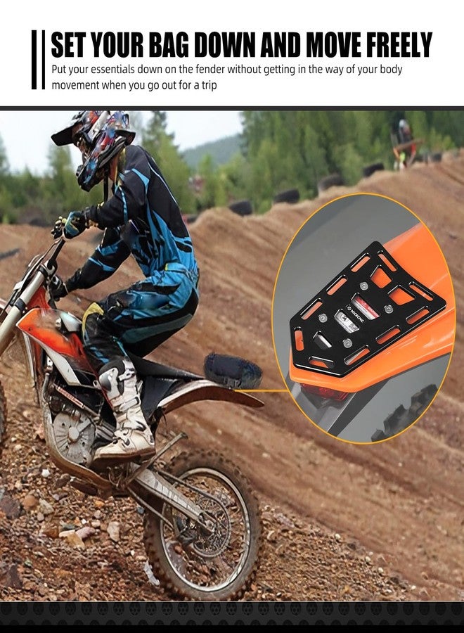 NICECNC Tail Rack Compatible with KTM 125-530 EXC-F/XC-F/XC-W/XC//XCF-W/SX/SX-F/EXC/EXC TPI Compatible with Honda CR CRF CRFX 125 250 450 Compatible with Yamaha YZ YZF WRF 125 250 450 See Fitment - Image 4