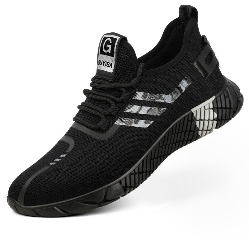 Labor Protection Shoes For Men, Anti-Smash, Anti-Puncture, Steel Toe, Lightweight, Wear-Resistant, Safety Protection, Construction Site, Four-Season Work Shoes - Image 5