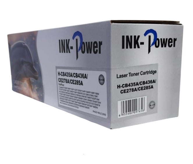 اينك باور خرطوشة حبر ليزر 85A 35A/36A/712/312/713/725 سوداء مستخدمة مع CE285A 85A hp1102 1130 M1132 M1212nf P1102W، HP LaserJet P1005 P1006 - Image 2