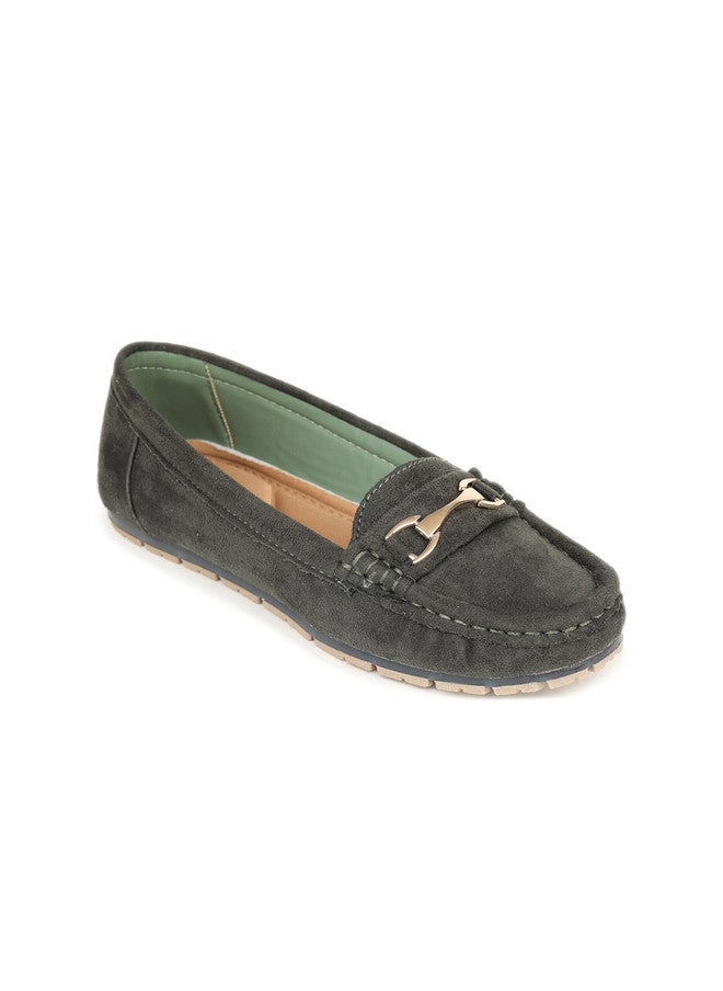 She Zone Shezone Women Lightweight Horsebit Loafers - Image 2