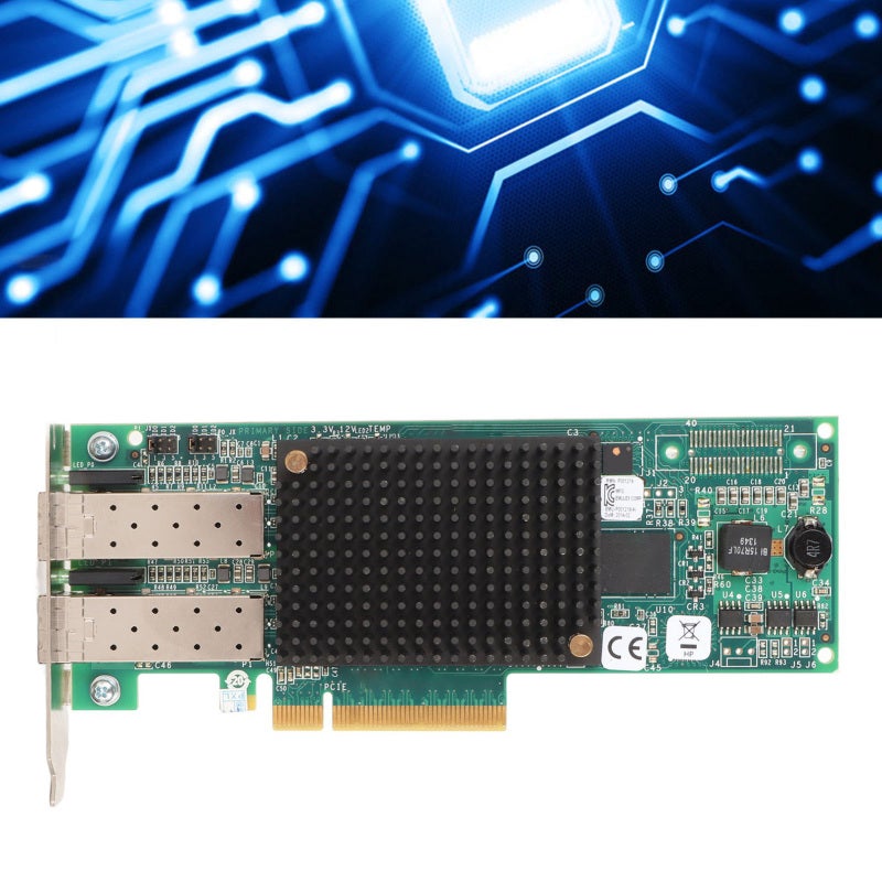 AJ763 63003 8Gb SFP PCIE HBA Card Dual Port Bi Directional Communicate Fiber Adapter Card for Data Transmission - Image 1