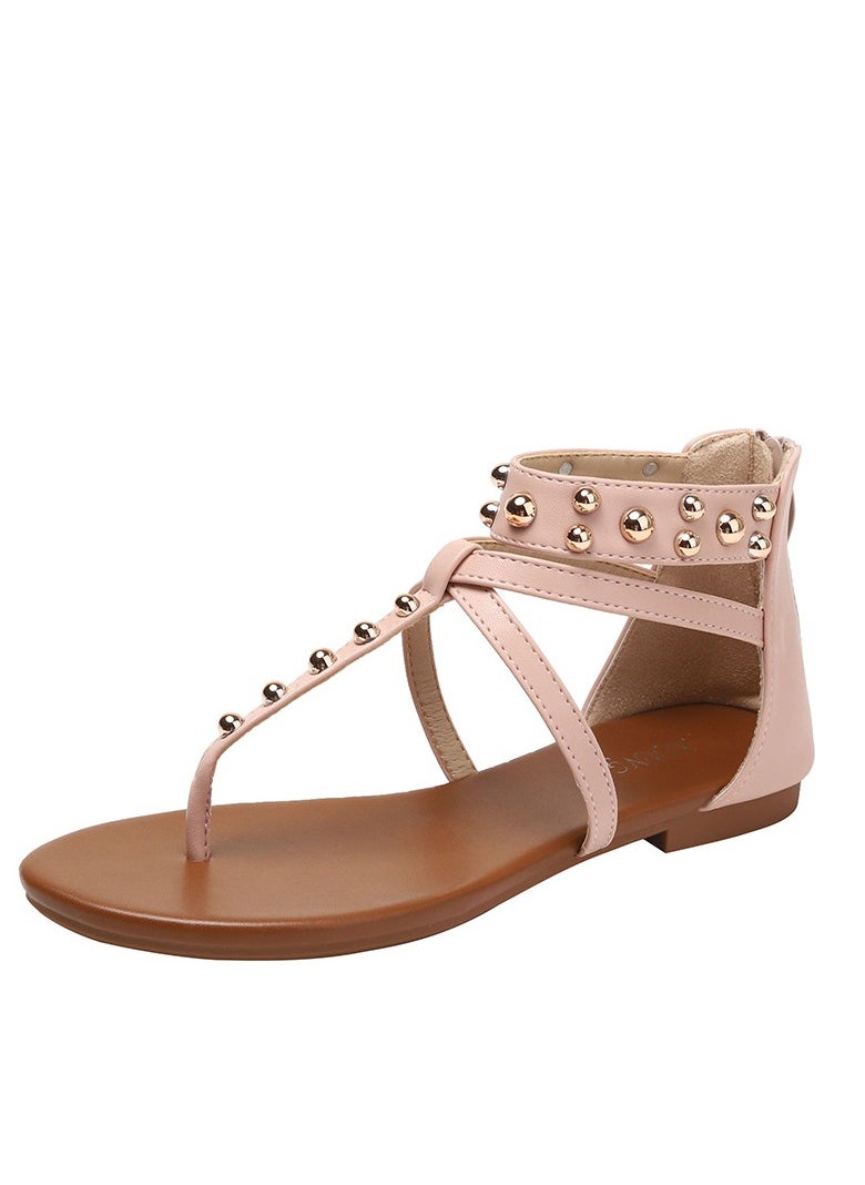 SIKETU Women's Summer New Seaside Vacation Retro Leisure Fashion Roman Sandals  - Image 1