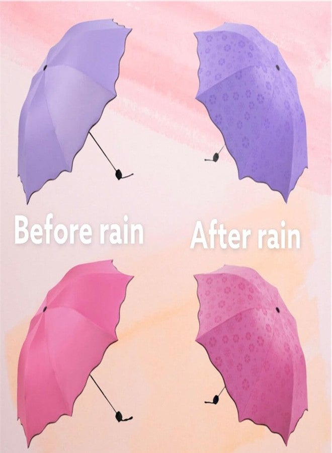 REXERA Magic Umbrella - Compact Women's Umbrella, Baby-Pink, 43 Inch Canopy, UV Protection, Manual Open/Close, Suitable for Sharing - Image 5