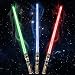 KEGOZ Light Saber for Kids 3 Packs 3 Colors Light Sword with FX Sound Motion Sensitive and Glowing Handle Expandable Light Sabers Set for Halloween Xmas Childrens Day Gifts - Image 2