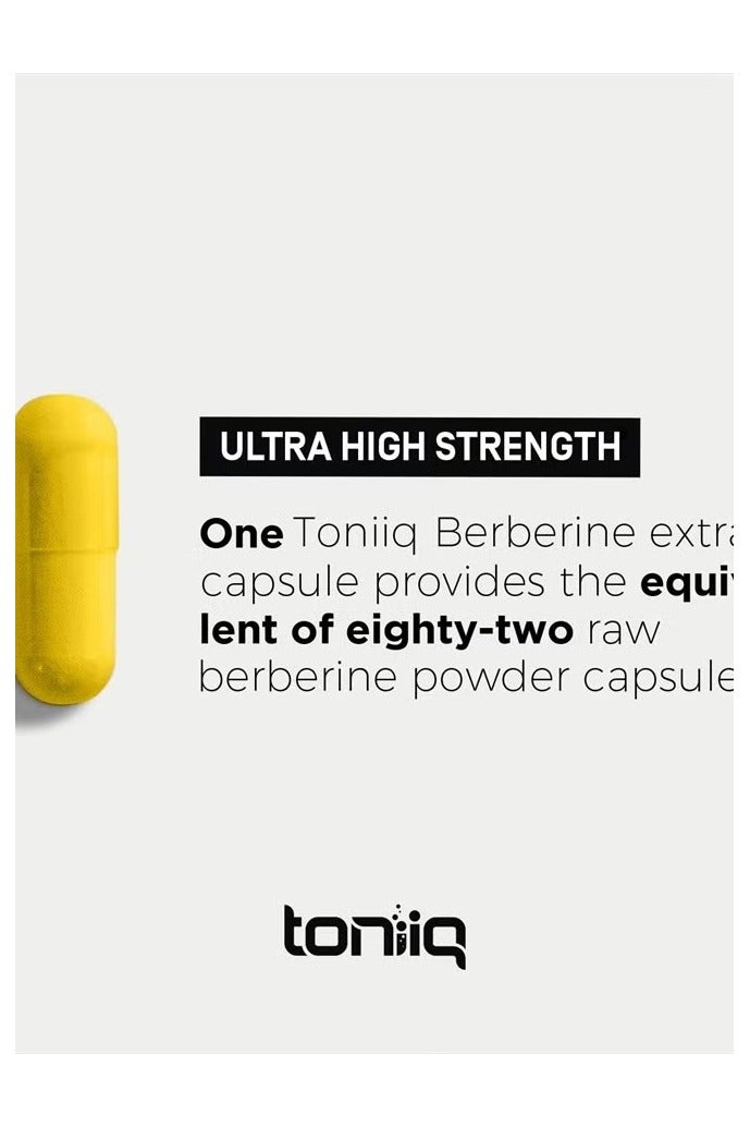 تونيق بربارين هيدروكلورايد فائق القوة 500 ملغ من الهيمالايا مستخلص 82:1 نقاء تم اختباره بنسبة 97% محصود بري مكملات بربارين مركزة 500 ملغ 90 كبسولة نباتية، من تونييك - Image 5