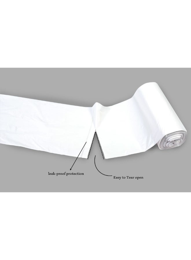 First Choice, Bio-Degradable , Pack of 5, 5 Gallons, 150 Pieces Trash Bags (5x30s)  Garbage Bags, Size 46x52 cm, Trash Bags, Bin Liner, Waste Bags for Indoor and Outdoor Purposes, Xxsmall - Image 4